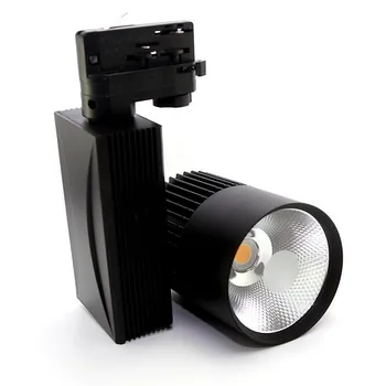 Stmívatelné 35W COB LED Track Osvětlení 1 Fáze 3 Fáze AC110V-240V Sledovat Bodové Světlo pro Oblečení Obchody, Obchody, Průmyslové Osvětlení