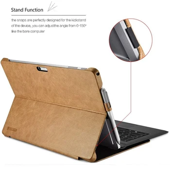 Luxusní Originální Kožené Notebook, Pouzdro Pro Microsoft Surface Pro 4 5 6 7 12.3