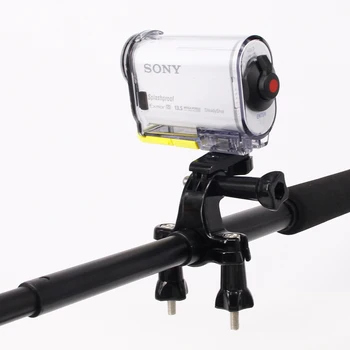 Kolo Motocykl Řídítka Držák Roll Bar Mount Pro Sony Action Cam FDR-X3000V HDR-AS300V AS200V AS100V AS50 Příslušenství