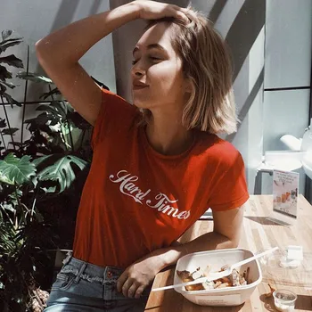 Momoluna Letní T Košile pro Ženy 2018 Neformální Dopis Tištěné Krátký Rukáv T Shirt Ženy Červený Top Tričko