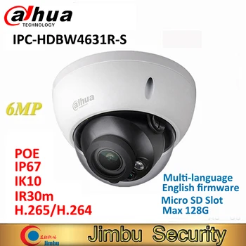 Dahua 6MP IP Dome Kamery IPC-HDBW4631R-S WDR cctv kamery multi-jazyková podpora POE kamera domácí bezpečnostní video dohled