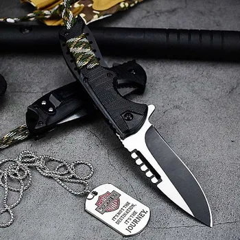 Multi-funkční Taktické Skládací Přežití Nože Lovecké Camping Blade Multi Vysoká Tvrdost Vojenské Přežití Kapesní Nůž