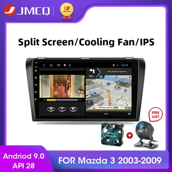 JMCQ Android 9.0 2+32G DSP autorádio Multimidia Video Přehrávač, GPS Navigace Stereo Pro Mazda 3 2003-2009 Mazda3 2din hlavní Jednotky