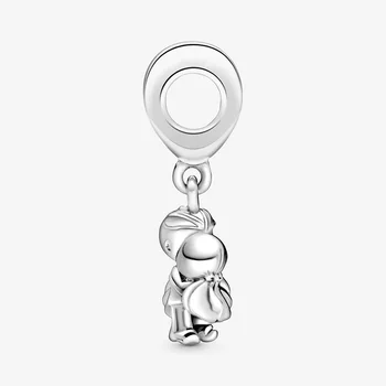 Módní 925 Sterling Silver Korálky Manželský Pár Houpat Půvaby fit Originální Pandora Náramky Ženy DIY Šperky