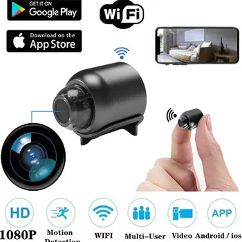 IP Kamera Mini Bezdrátové wi-fi 1080P Dohled Bezpečnostní Noční Vidění Detekce Pohybu Videokamera Baby Monitor Cam
