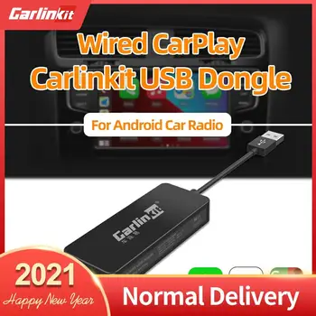 CarlinKit Pro Apple Carplay Kabelové Android Auto Dongle Pro Refit Android Auto Hlavy Smart Link Fit Kabelové Zrcadlení Mapě Hudba IOS 14