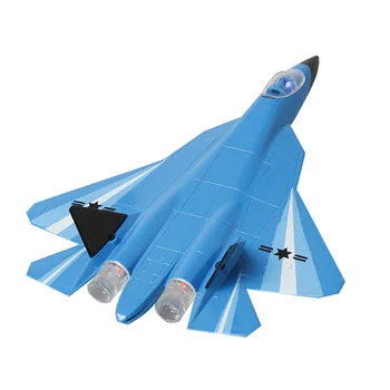 Hračka T50 Bojovník Slitiny Model Letadla Vytáhnout Zpět S Simulace Zvukové A Světelné Funkce dětské Hračky Model Kolekce Dary