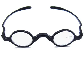 Agstum TR90 Malé Kulaté Flexibilní Brýle Vintage Retro Brýle na Čtení, Čtenář +1 +1.5 +2 +3 +4