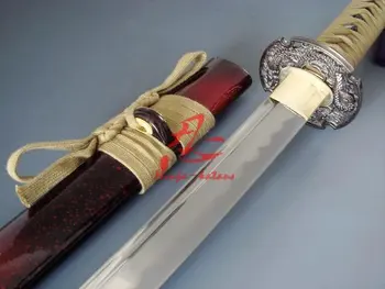 Handforged jp dragon katana neostrý okraj pro iaido meč