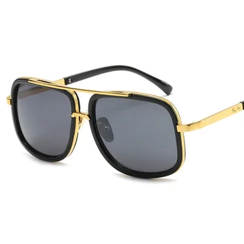 Vintage Luxusní Muži Sluneční Brýle 2019 Retro Módní Náměstí Sluneční Brýle, Návrhář Značky Celebrity Odstíny