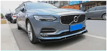 Pro Volvo S90 Tělo kit, spoiler 2018-2019 Pro Volvo S90 ABS Zadní lip, zadní spoiler předního Nárazníku, Difuzor Nárazníky Chránič