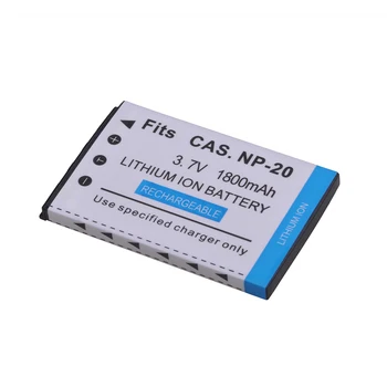 1800mAh NP-20 CNP20 NP20 Baterie pro Casio EX-Z7 Z8 Z11 Z60 Z65 Z70 Z75 Z77 M1, M2, M20, S1, S2, S3, S20 S100 S500 S600 S770 S880