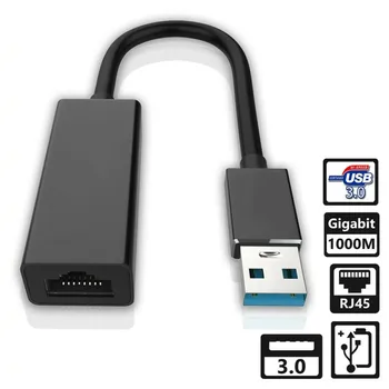 USB 3.0 pro Gigabit Ethernet LAN RJ45 Network Adapter 1000Mbps Pro PC Přenosný Počítač