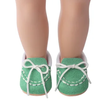 1 pár Nových Horké Boty pro Panenky Ploché boty pro 18 Palcový Naše Generace Panenku Příslušenství American Doll Girl Boty