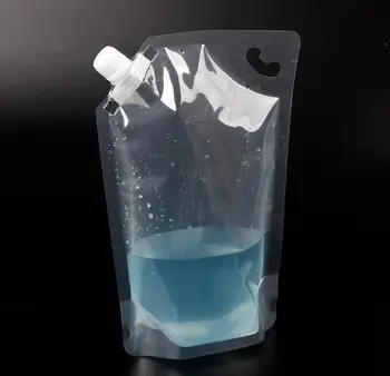 1000m/ 1L Postavit Plastových nápojových Obalů Výtok Bag Pouzdro pro Nápoje Tekuté Šťávy, Mléka, Kávy, Vody SN1672