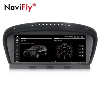 NaviFly Auto, multimediální přehrávač, gps navigace Android 10.0 pro BMW Řady 5 E60 E61 E63 E64 /3 Řada E90 E91 E92 2004-2011
