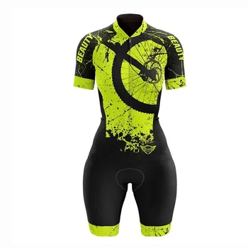 VEZZO cyklistické oblečení, letní dámské cyklistické jersey suit krátký rukáv bib šortky set maillot ciclismo pro tým mtb silniční uniformu