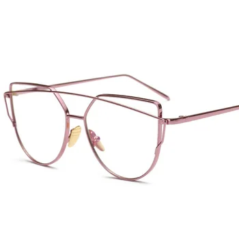 DYTMYJ 2020 Cat Eye Brýle pro Ženy, Kovový Rám sluneční Brýle, Ženy Vintage Transparentní Brýle Odstíny pro Ženy Velkoobchod