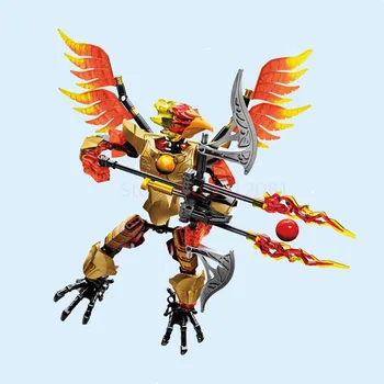 97PCS Chimaed Fire Phoenix King Akční figurky Stavební Blok Nastavit Nejlepší Dárek Pro Děti Kompatibilní S Bela Brinquedos XD132
