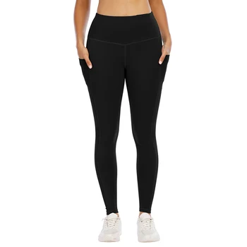 SALSPOR Ženy Jóga Kalhoty Pocket Fitness Push Up Trainning Sportwear Elastické Posilovna Legíny Solidní Běh Sportovní Legíny Žena