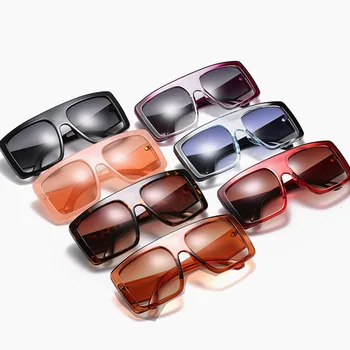 Oulylan Retro Nadrozměrné Náměstí sluneční Brýle, Ženy, Muži Velký Rám Sluneční Brýle Gradient Odstíny, Jeden Kus Štít Eyeglassess UV400