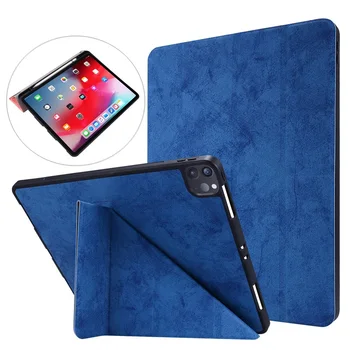 Luxusní Smart Folio Pouzdro Pro iPad Pro 12,9 2020 PU Kůže Flip Stand pouzdro pro iPad Pro12.9 4. generace 2020 Funda Capa Coque