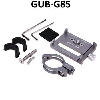 MĚŠŤÁK G85 Hliníkové Kolo Držák Telefonu Pro 3,5-6.2 palcový Smartphone Nastavitelný Univerzální Podpora GPS Bike Telefon StandMotorcycr