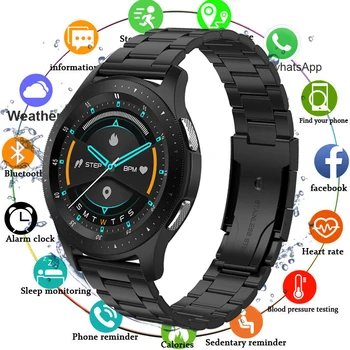 Chytré Hodinky Muži Volání Bluetooth Smartwatch, Fitness Tracker Ženy IP67 Vodotěsné Krevní Tlak WhatsApp Hodiny Pro Android IOS
