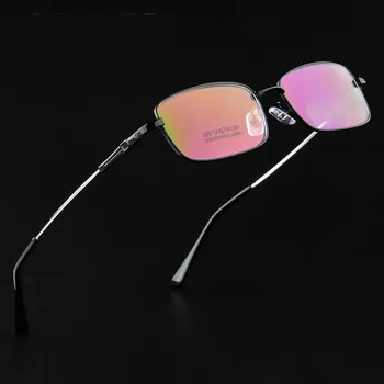 Muži Brýle Plné Brýle Rámy Optické Značka Návrháře Předpis Titanové Slitiny Lehkých Pohledný Obchodní Brýle Levné