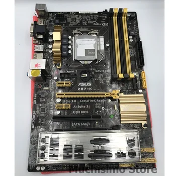 LGA 1150 DDR3 ASUS Z87-K Desktop základní Deska Intel Z87 Procesor Core i7/i5/i3 32GB PCI-E 3.0 USB3.0 Původní Použité Z87-K, základní Deska ATX