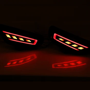 1 pár Led Zadní Nárazník Reflektor světlo Zadní Signál Stop Mlhová světla Ocas brzdové svítilny, Auto Díly Pro Mazda CX-5 CX5 2017 2018 2019