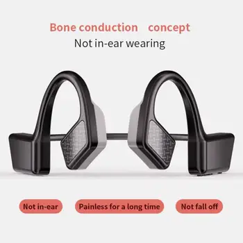 Kostní Vedení Bezdrátová Sluchátka Bluetooth 5.1 Sluchátka Běží Open-Ear Redukce Šumu Sluchátka