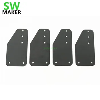 SWMAKER 4ks/lot X-Vyřezat CNC frézování strojní části ocelové osy Y nosné desky MakerSlide End Deska Pro X-Carve