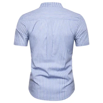 Blue Man Tričko, Bavlna Jaro Podzim Ležérní Krátký Rukáv Košile