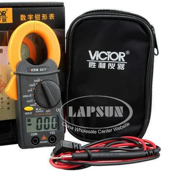 VICTOR VC6017 LCD 3 1/2 Digitální Clamp Meter Multimetr VC6017 Digitální Ampérmetr 0.01 A-500A s Maloobchodní Balení