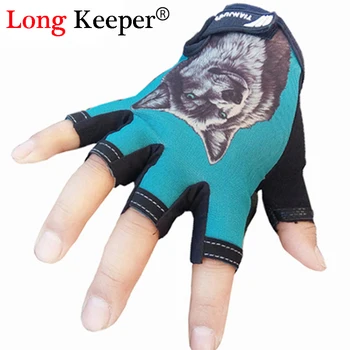 Nové Rukavičky Sportovní Rukavice Half-finger rukavice pro Muže, Ženy, Zvíře Vlk Vzor Tělocvičně Cvičení eldiven guantes G-75