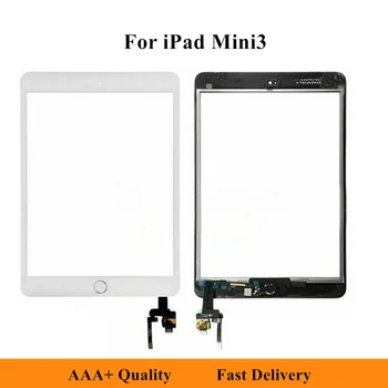 Dotykový Displej Pro iPad Mini 3 Mini3 Dotykové Sklo Screen Digitizer S Home Button Pro iPad mini 3 A1599 A1600 A1601 Tablet Díly