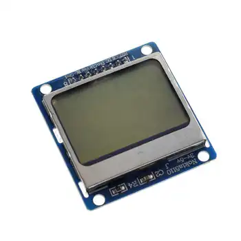 Inteligentní Elektronika displej Lcd Modul Displeje Monitoru Modré Podsvícení Adaptér Pcb 84x48 Lcd pro Nokia 5110 Displej Pro Arduino