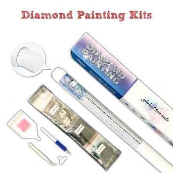 5D Diamond Malování Kit Kreslený Roztomilá Dívka Vánoční Výzdobu Domů Plné Náměstí&Kolo Diamond vyšívání Kříž steh Diamond mozaika