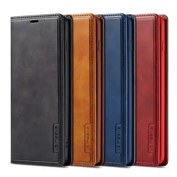 Kniha Flip Case Pro Samsung Galaxy S10 S21 S20 S8 S9 Plus S10e S20 Ultra S21Plus S20Plus S10Plus Případě Leaher Magnetický Kryt Telefonu