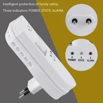 110-240V Detektor Plynu Alarm Bezdrátový Digitální LED Displej Přírodní Úniku Hořlavých Plynů Detektor Pro Domácí Alarm Systém