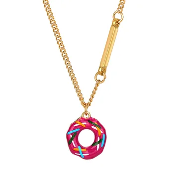 Kreativní Koblihy Kroužky Roztomilý Gold Sliver Barva Kovu Otevřít Nastavitelné Kroužky pro Ženy, Dámy Módní Šperky Dárkové Drop Shipping