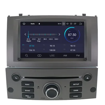 Android 9.0 Auto Rádio Přehrávač Multimediální Stereo Pro Peugeot 407 2004 2005 2010 Auto Audio DVD, Video, GPS, WIFI, BLuetooth, Navigace
