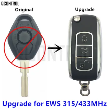 QCONTROL Dálkového Klíč 315MHz/433MHz Modernizované pro BMW EWS X3 X5 Z3 Z4 1/3/5/7 Série Auto Vozidla, dálkový radiový Ovladač