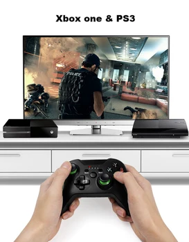 2.4 G Bezdrátový Joystick Gamepad Přepínat Ovladač Pro Xbox One Chytrý Telefon Gamepad Pro PS3 Win PC 7/8/10 Android Black White