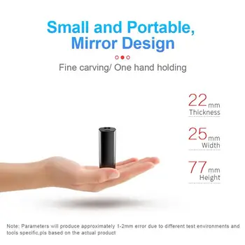 QZT Nejmenší MP3 Voice Recorder Profesionální Digitální Diktafon dálkové Audio Recorder USB Mini Diktafon, MP3 Přehrávač