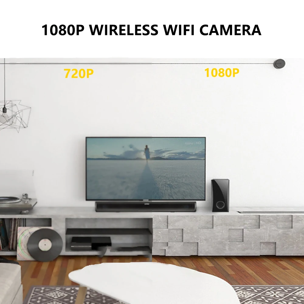 1080P Full HD Bezdrátová IP Kamera Wifi IP CCTV Kamery Wifi Mini Sítě, Video Dohled, Automatické Sledování Kamera IR Noční Vidění 4
