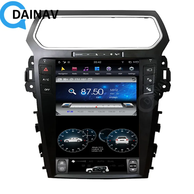12.1 palcový HD displej Auto Multimediální DVD Video Přehrávač Pro Ford Explorer 2012 Auto Stereo Rádio, GPS Navigace 1