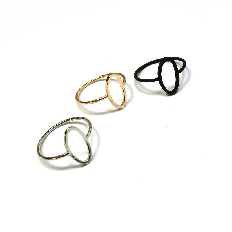 12 ks/lot nový příjezdu položky módní šperky kovové mědi geometrie prsten 1
