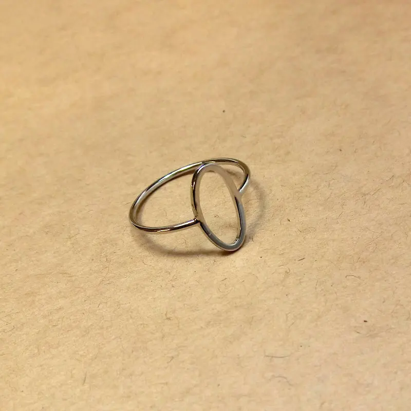 12 ks/lot nový příjezdu položky módní šperky kovové mědi geometrie prsten 2